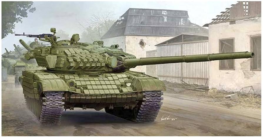 Amazon | トランペッター 1/35 ソビエト軍 T-72AV 主力戦車 Mod